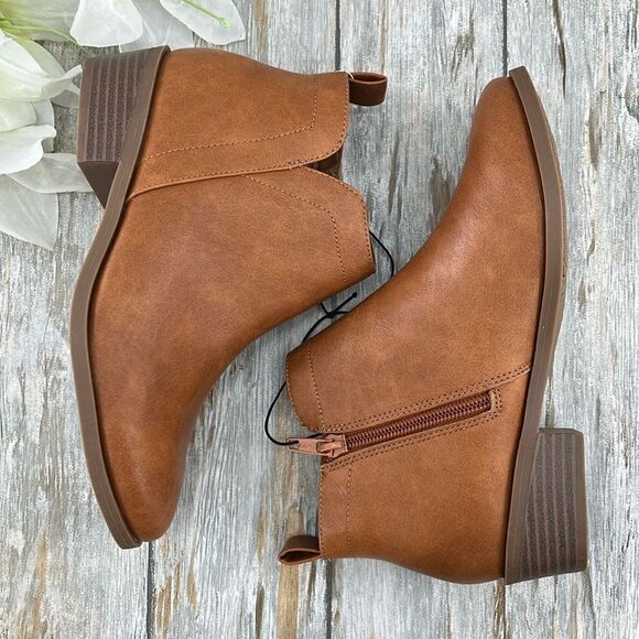 Little Girls Fashion Ankle Booties Boots Shoes Size 3 - Picture 4 of 11